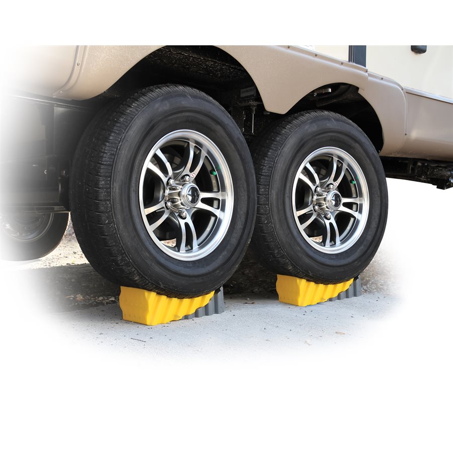 Camco USA 44423 Curved Leveler, Yellow, For: 30000 lb Trailers