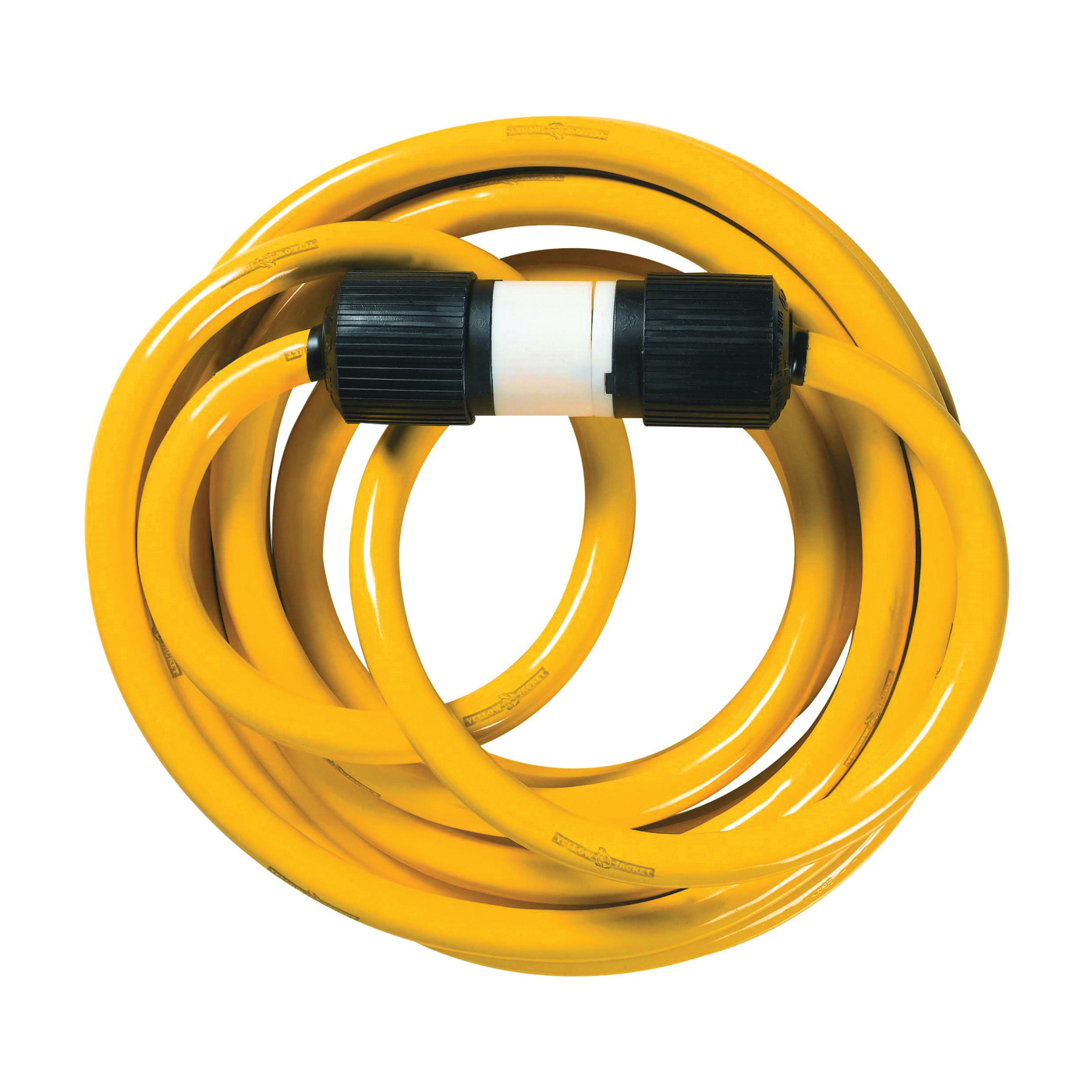 CCI 1493 Extension Cord, 10 AWG Cable, 25 ft L, 30 A, 125/250 V, Yellow
