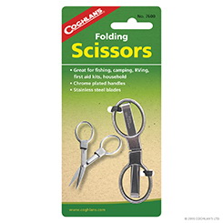 COGHLAN'S 7600 Folding Scissor, Stainless Steel Blade, Straight Handle - 1