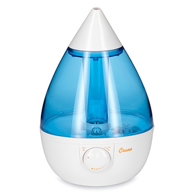 Crane EE-5301 Cool Mist Humidifier, 120 V, <45 W, 500 sq-ft Coverage Area, 1 gal Tank, Electro-Mechanical Control - 1