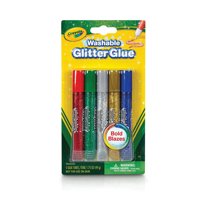 Glue Glitter Crayola/5Pk (IN-6) (69-3522)