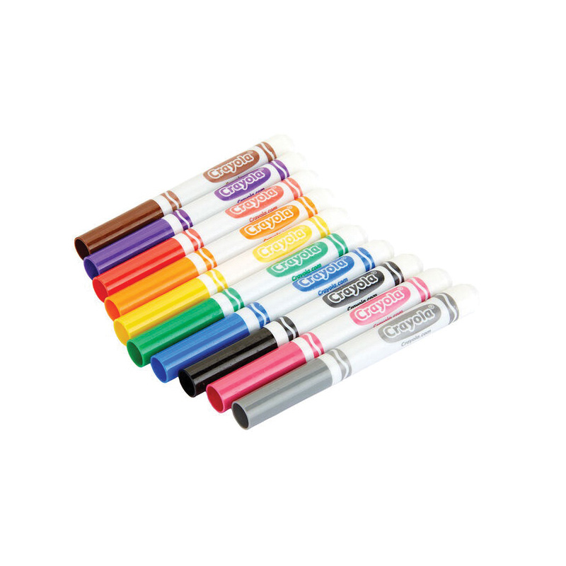 Crayola Classic Series 58-7722 Marker Set, Assorted Lead/Tip, Broad Lead/Tip