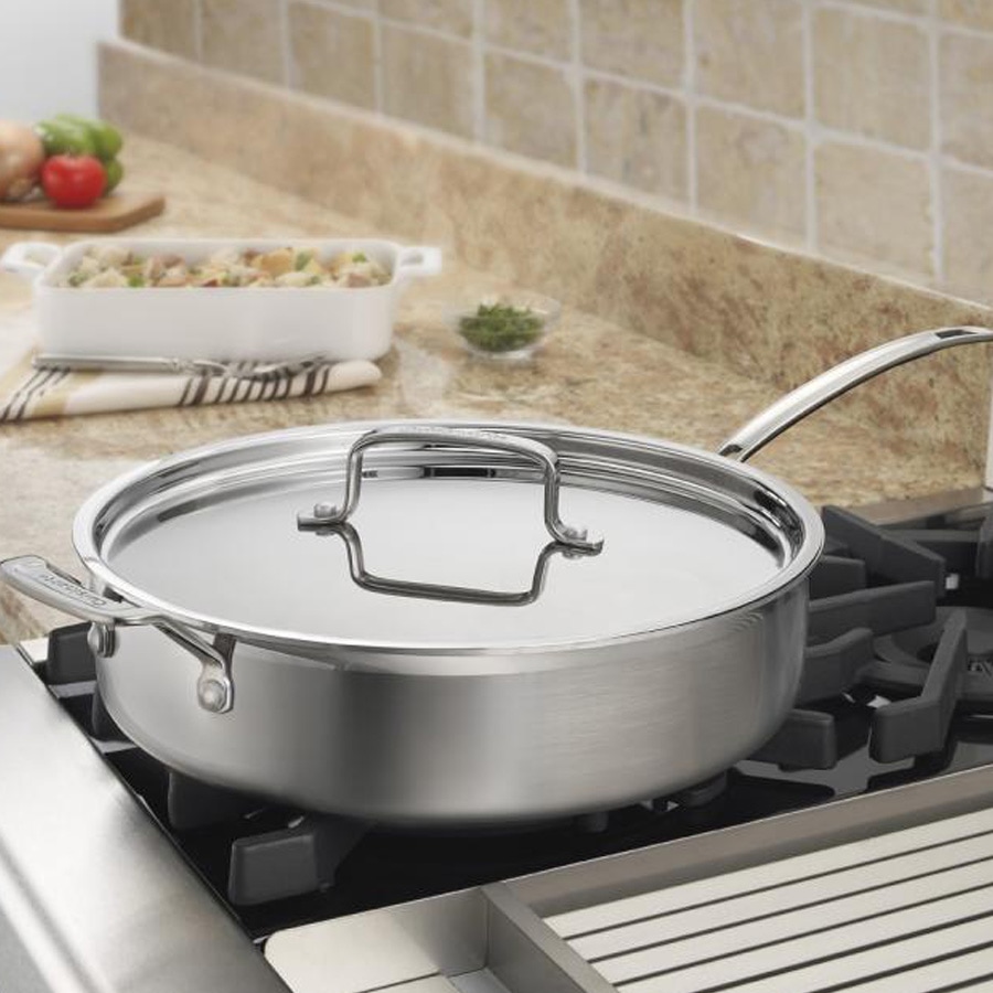 Cuisinart MultiClad Pro Series MCP33-30HN Saute Pan - Thumbnail 3