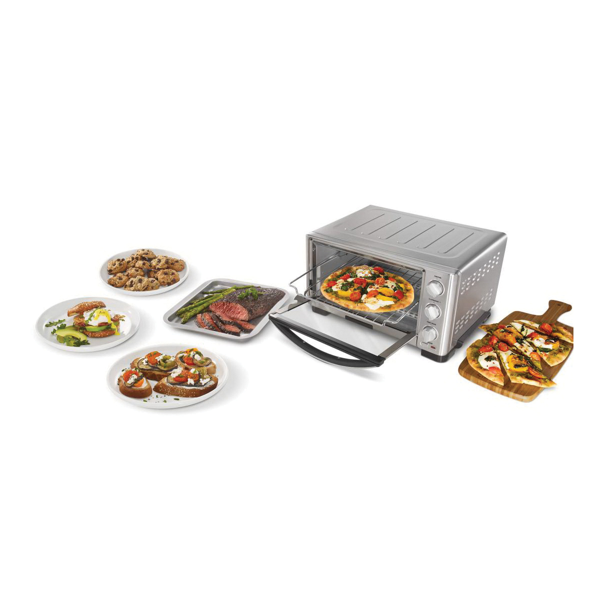 Cuisinart TOB-1010 Toaster Oven Broiler, 1800 W, 6-Slice,...