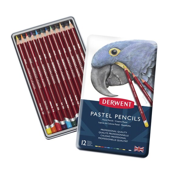 Derwent 32991 Pastel Pencil, 4 mm Dia Lead, Assorted Lead - 1
