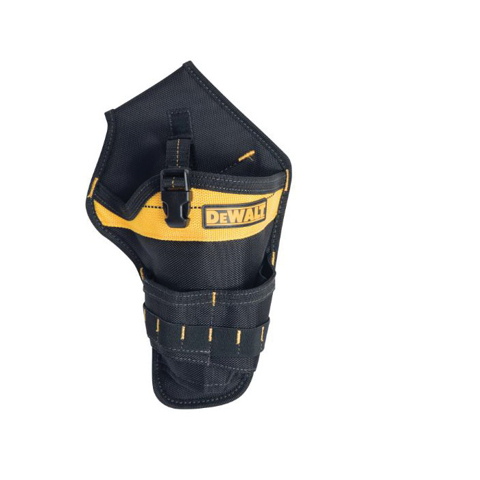 DEWALT DG5120 Heavy-Duty Drill Holster, Polyester, Black/Yellow, 7-1/8 in W, 11-3/4 in H, 2-1/4 in D