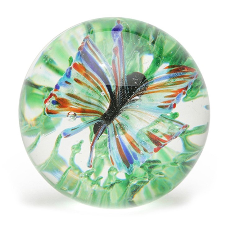 Dynasty Gallery 95278 Rainbow Butterfly Paperweight, Glass - 3