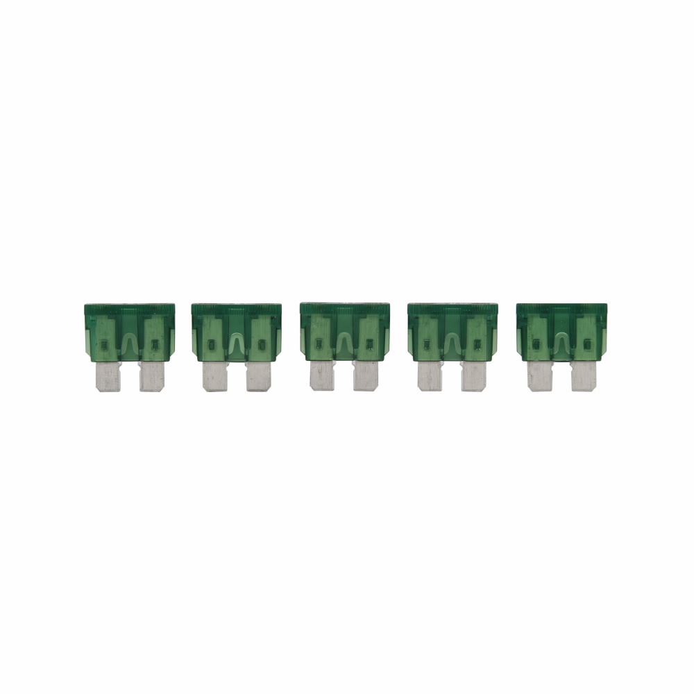 Bussmann ATC-30 Automotive Fuse, Non-Indicating Fuse, 32 VDC, 30 A, 1 kA Interrupt