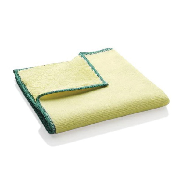 10619S Dusting Cloth, 12-1/2 in L, 12-1/2 in W, Polyamide/Polyester, Yellow