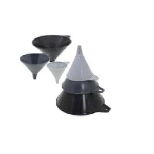 FloTool 5064MI Funnel, 2 qt Capacity, HDPE, Black - 1