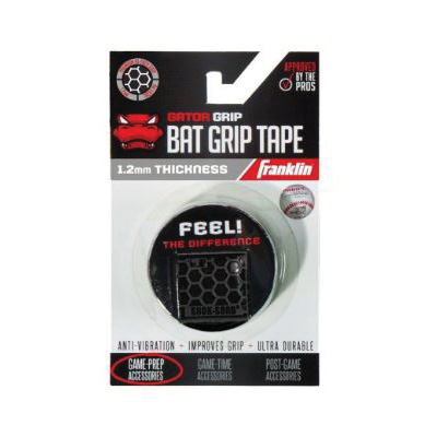 Franklin Sports MLB Series 24110C1 Bat Grip Tape, Black - 1