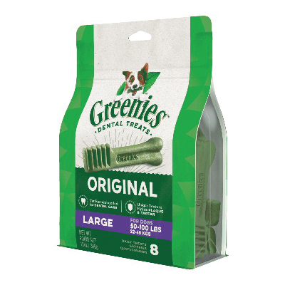 Greenies 428615 Dental Treat, Original Flavor, L Breed, 12 oz Pack - 3