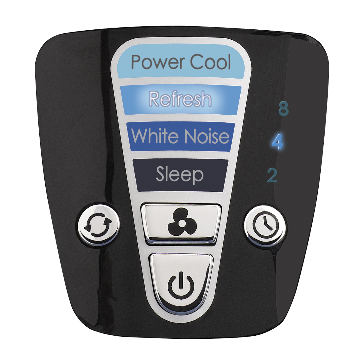 Honeywell QuietSet HTF210B Slim Mini Tower Fan, 13 in Dia Blade, Black - 2