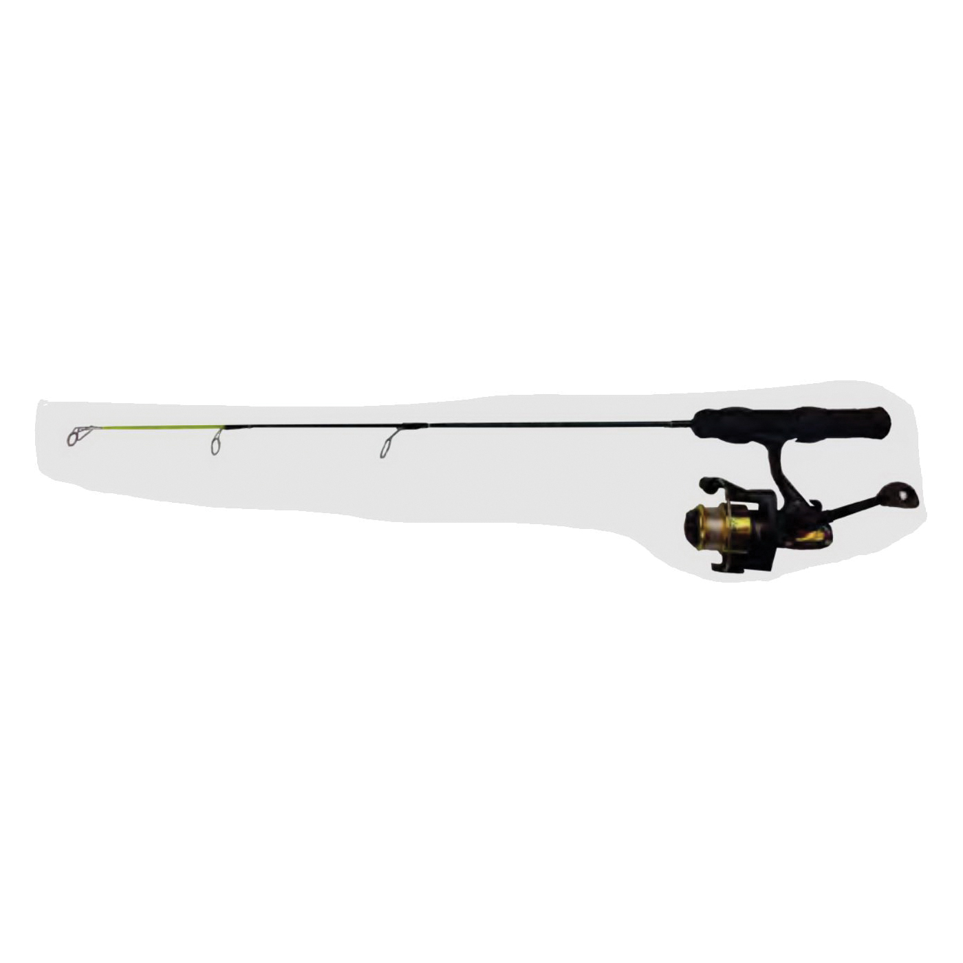 HT Enterprises Iceman Series ICL-24SC Iceman Ice Rod/Reel Combo, 24 in L Rod, 5.1:1 Gear Ratio, Graphite/Stainless Steel - 1
