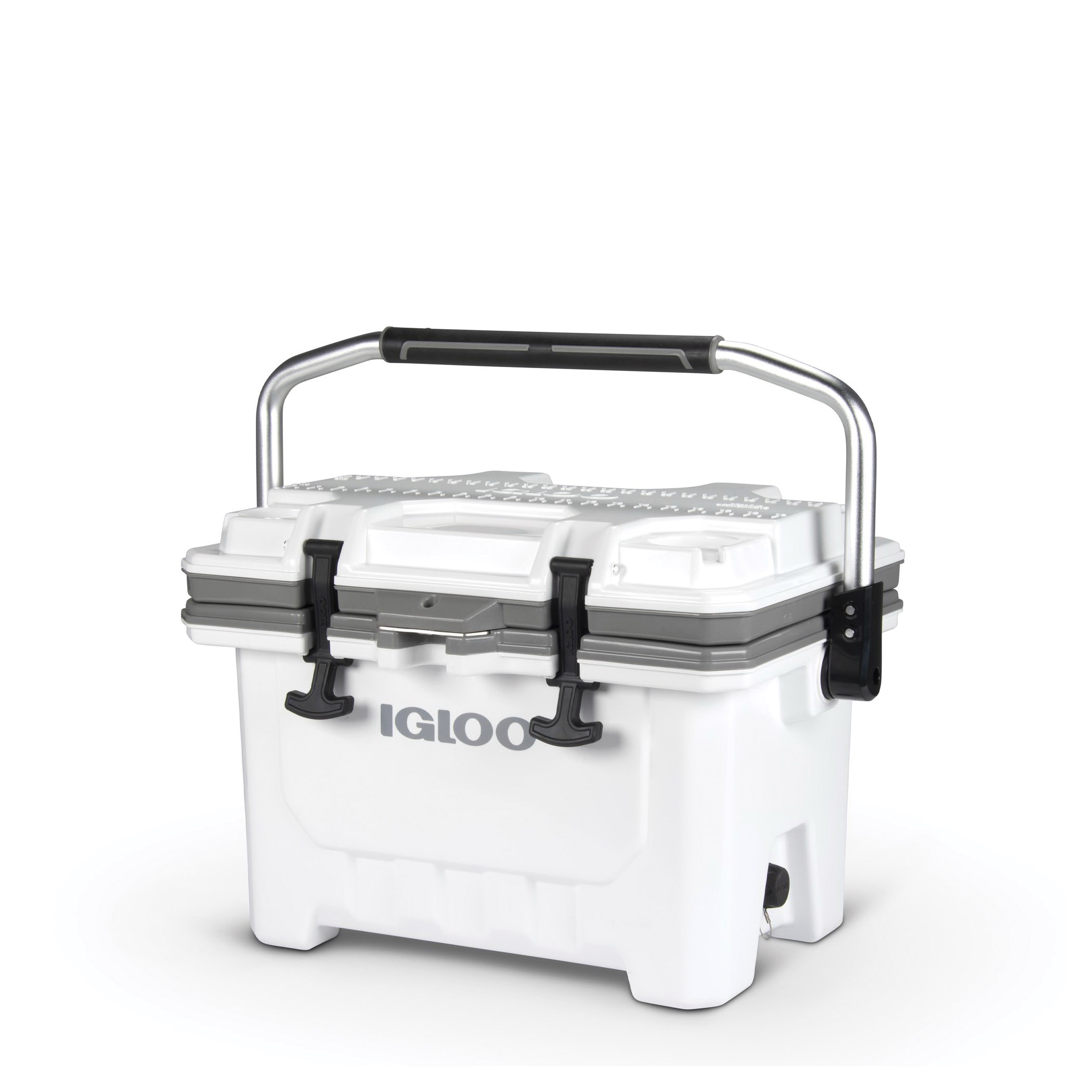 IGLOO IMX 49829 Cooler, 7.3 kg Cooler, Rubber/Stainless Steel, White - 2