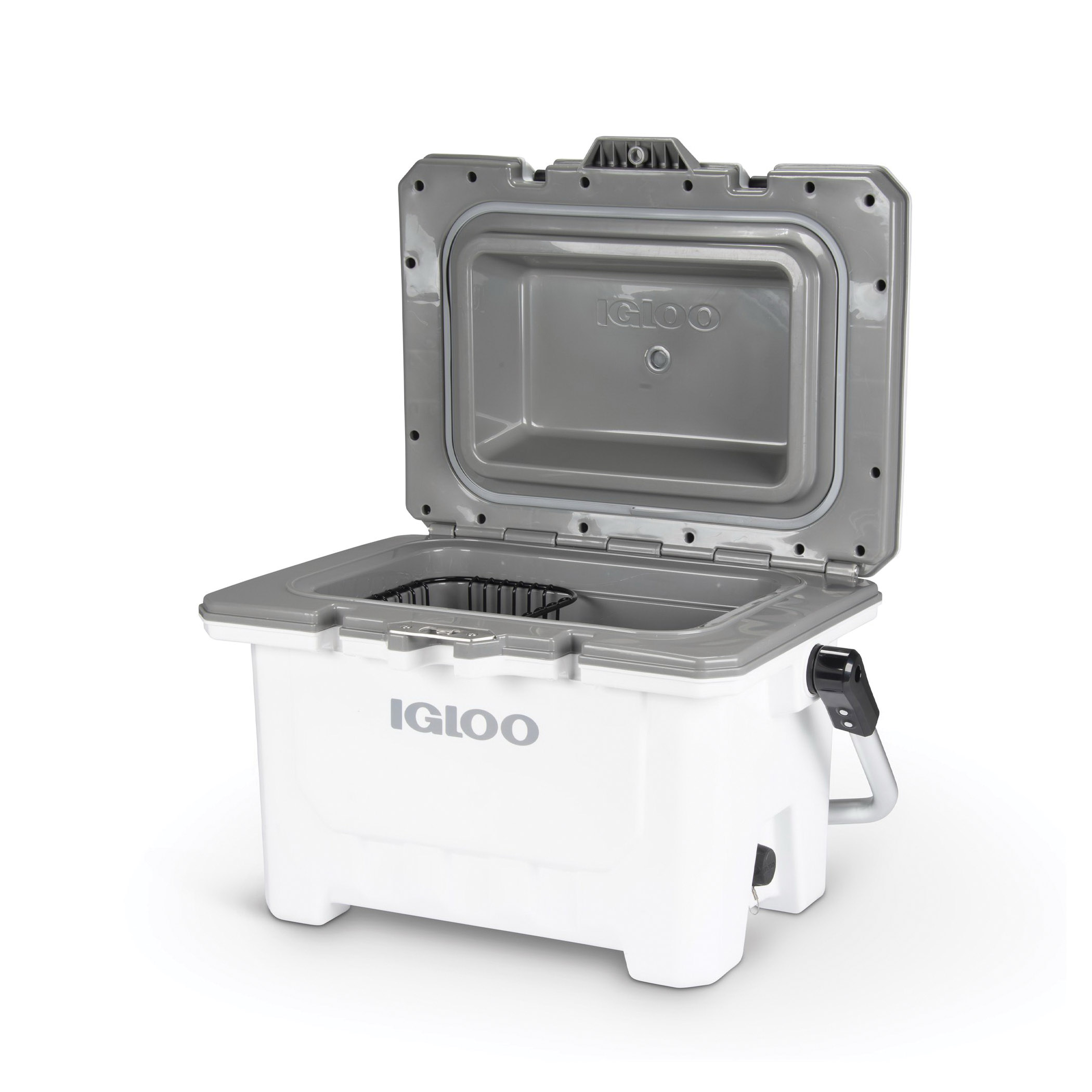 IGLOO IMX 49829 Cooler, 7.3 kg Cooler, Rubber/Stainless Steel, White - 3