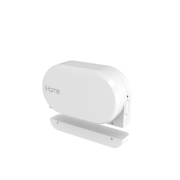 iHome iSB04 Door and Window Sensor, OS: Apple iOS 9.3, Android KitKat 4.4, Network Connectivity: 2.4 GHz, White - 2