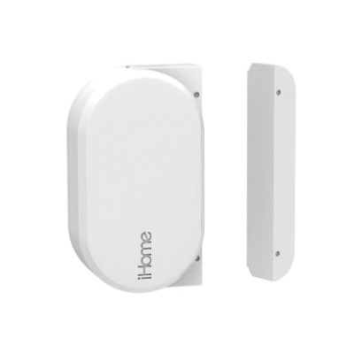 iHome iSB04 Door and Window Sensor, OS: Apple iOS 9.3, Android KitKat 4.4, Network Connectivity: 2.4 GHz, White - 3