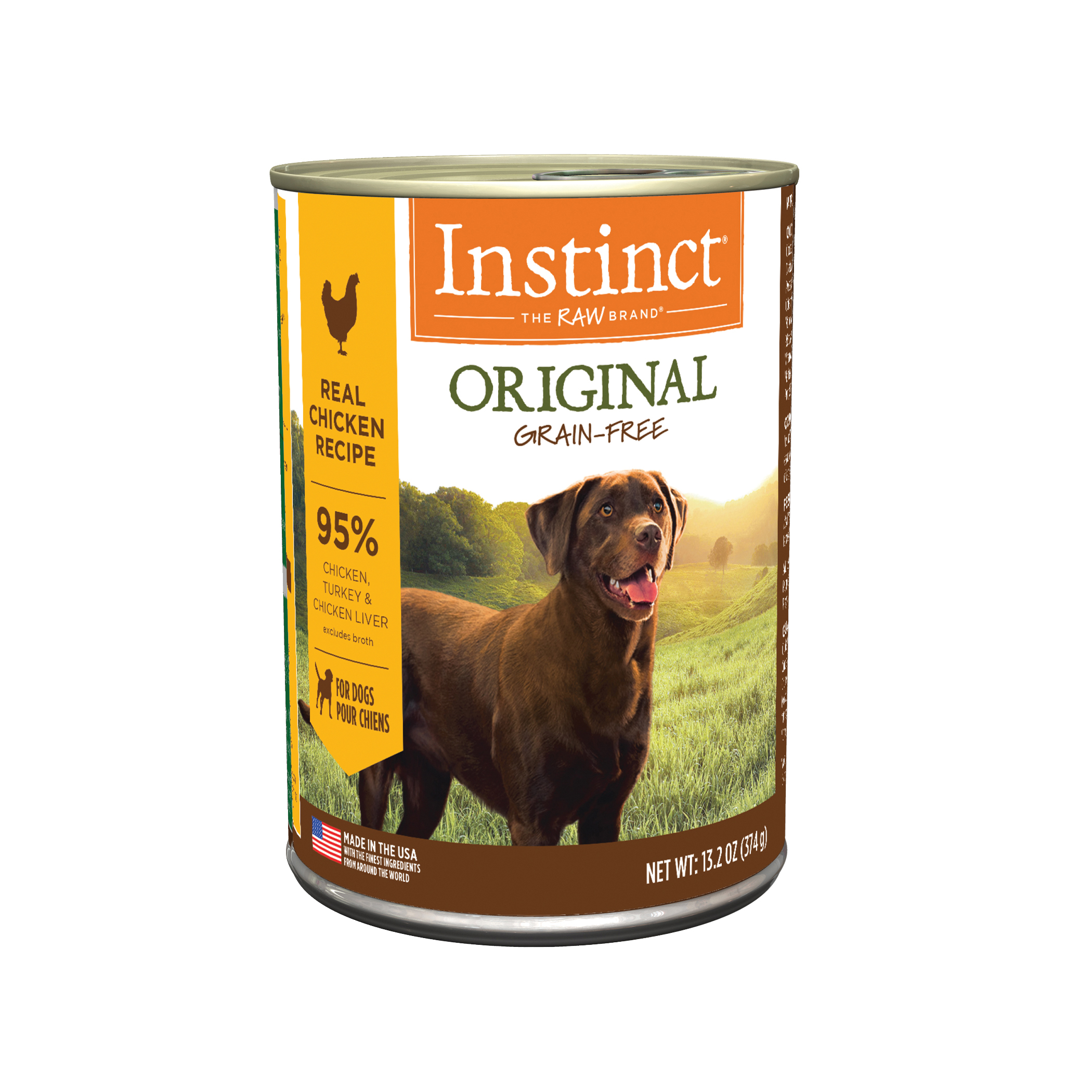 INSTINCT Original Grain-Free Recipe with Real Chicken Freeze-Dried Raw  Coated Dry Dog Food, 22.5-lb bag 