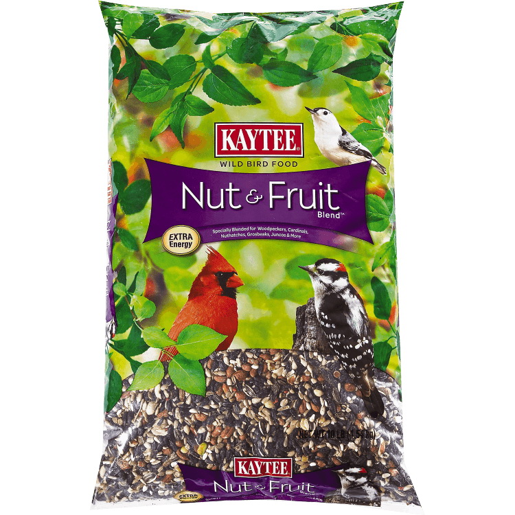 Kaytee 100033783 Wild Bird Food, Fruit, Nut Flavor, 10 lb