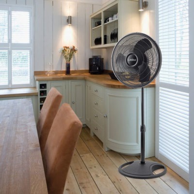 Oscillating Stand Fan, Lasko, 120 V, 16 in Dia Blade, Plastic Housing Material, Black - 4