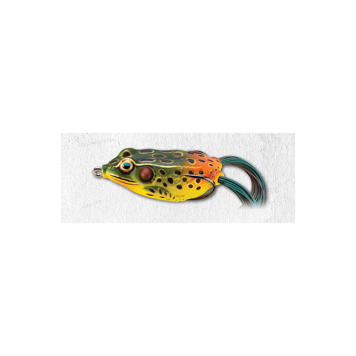 Livetarget FGH65T519 Fishing Lure, Frog, Emerald/Red Lure - 1