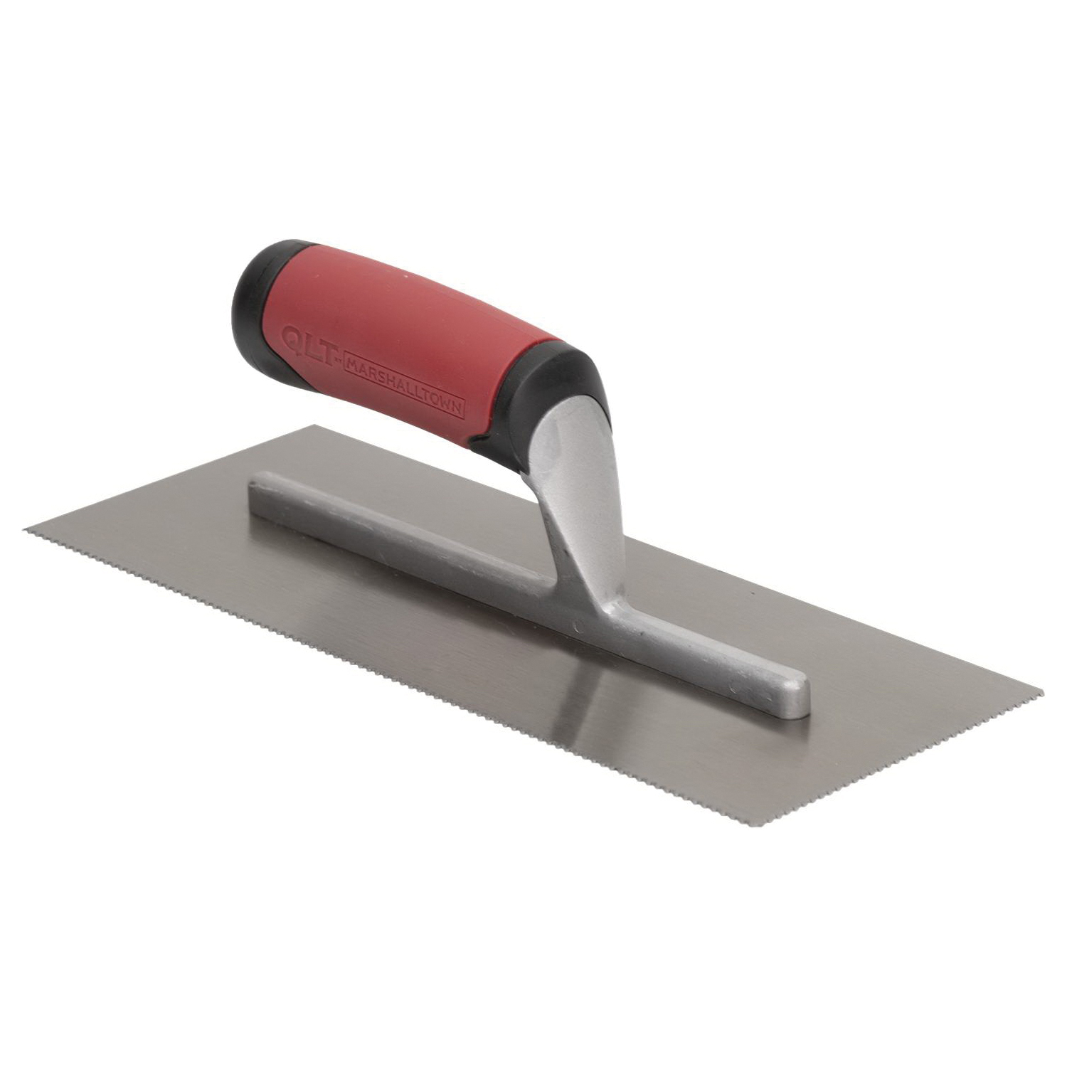 NT669 Notched Trowel, 1/16 in Notch, 11 in L, 4-1/2 in W, Square Notch, Soft-Grip Handle