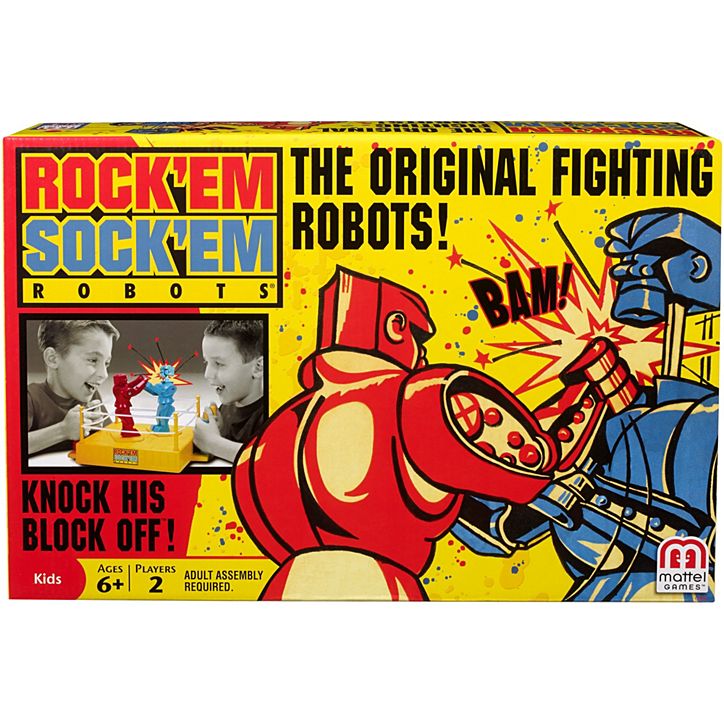 Mattel Games Rock 'Em Sock 'Em Robots CCX97 Boxing Game Robot, 6 years and Up - 1