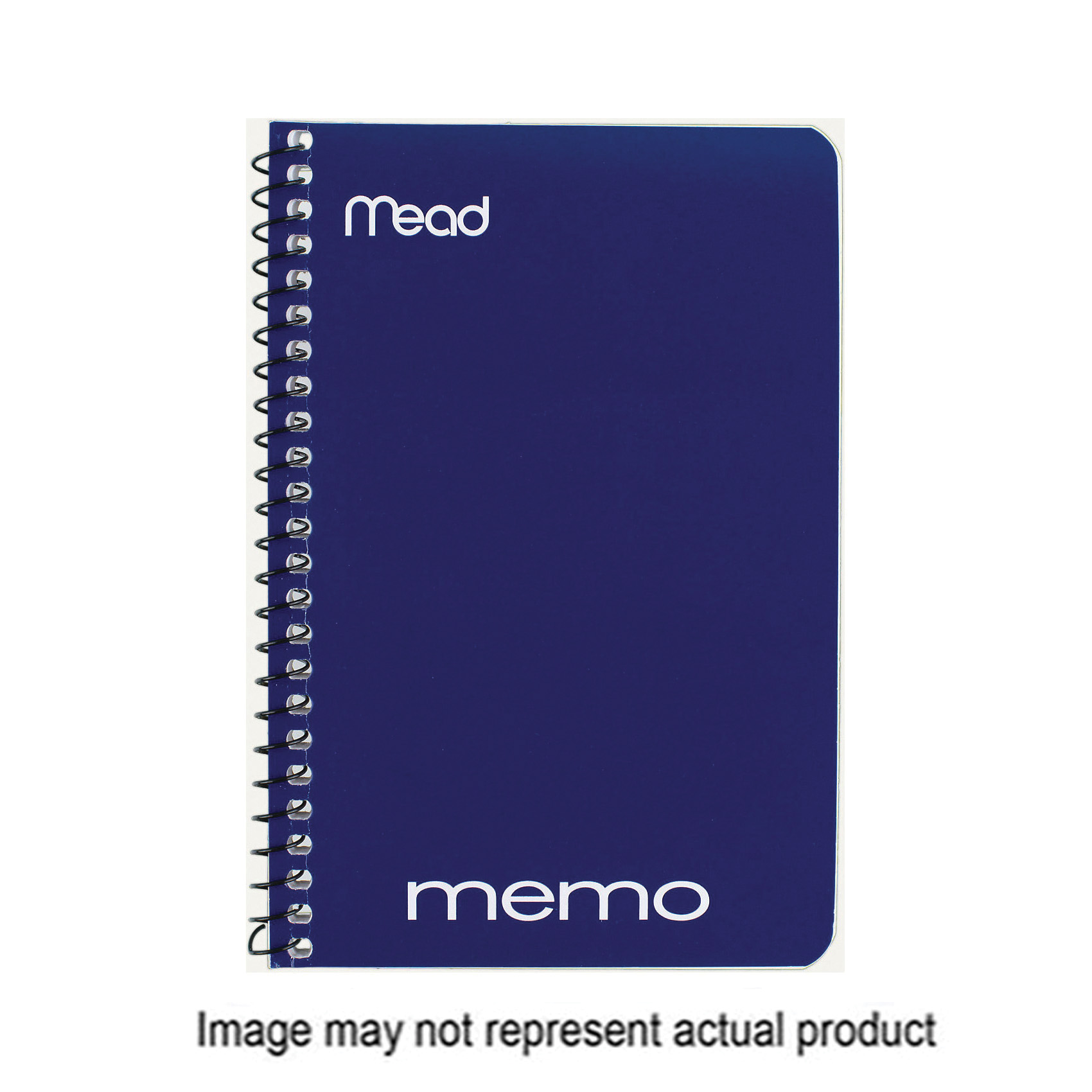 Mead 45644 Memo Book, 4 x 6 in Sheet, White Sheet, College Ruled Sheet, 40-Sheet, Wire Binding