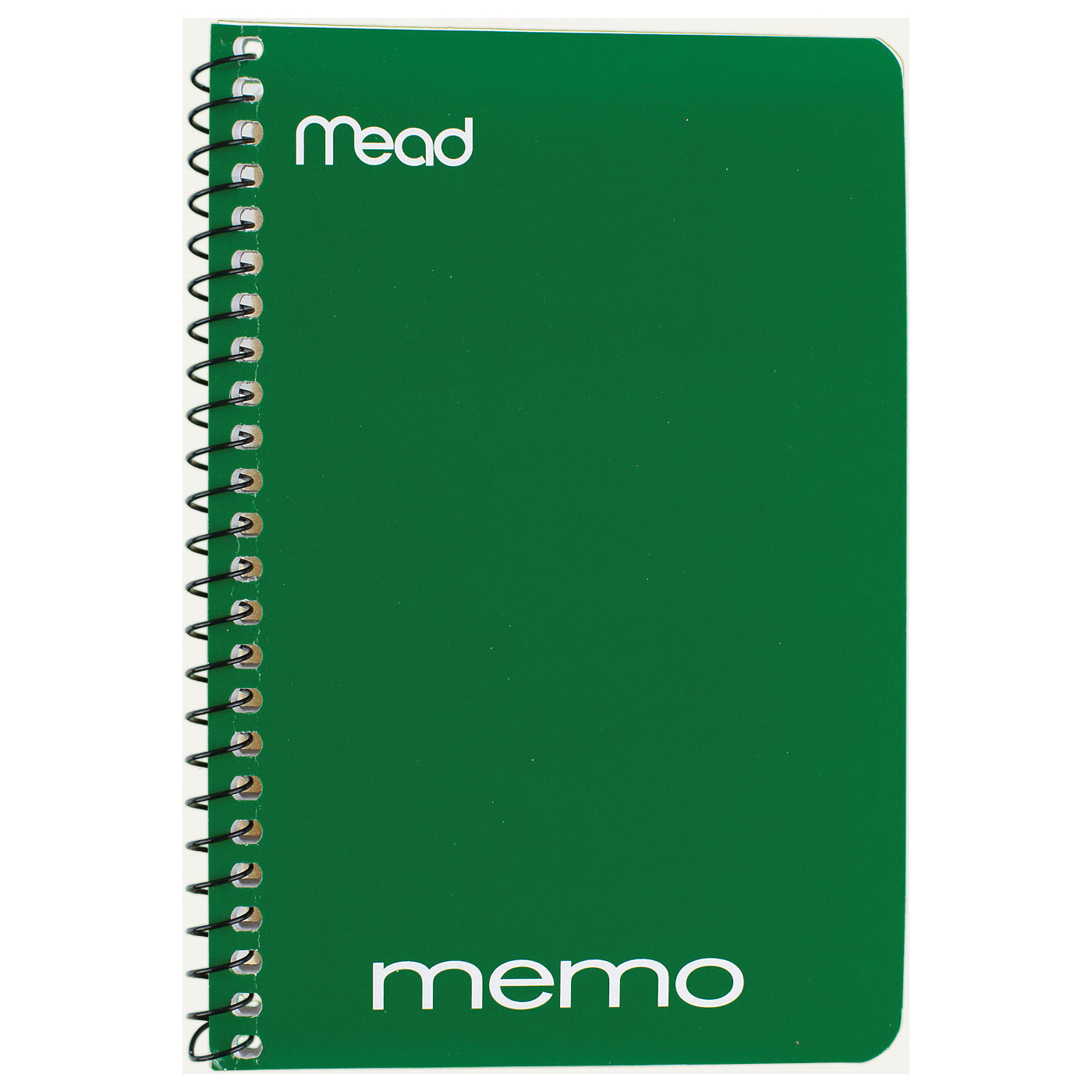Mead 45644 Memo Book, 4 x 6 in Sheet, White Sheet, College Ruled Sheet, 40-Sheet, Wire Binding