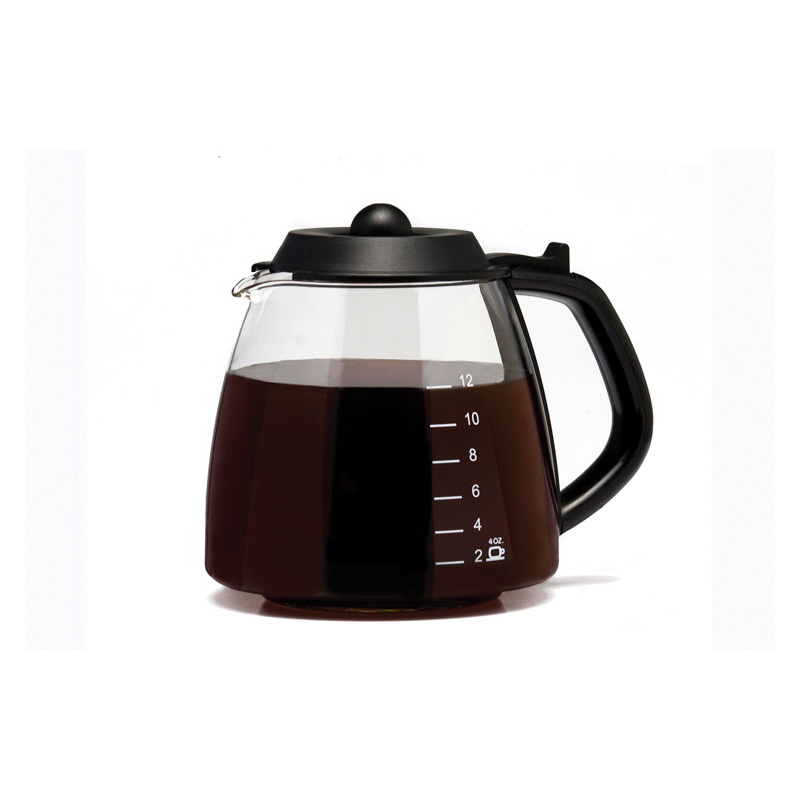 Cafe Brew GL312BK Replacement Carafe, 12 Cup Capacity, Glass, Clear - 1