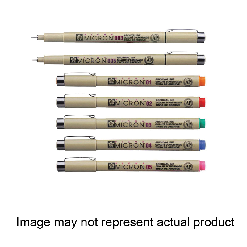 Sakura XSDK01#12 Pen, 0.25 mm Tip, Brown Ink, Pigment Ink - 1