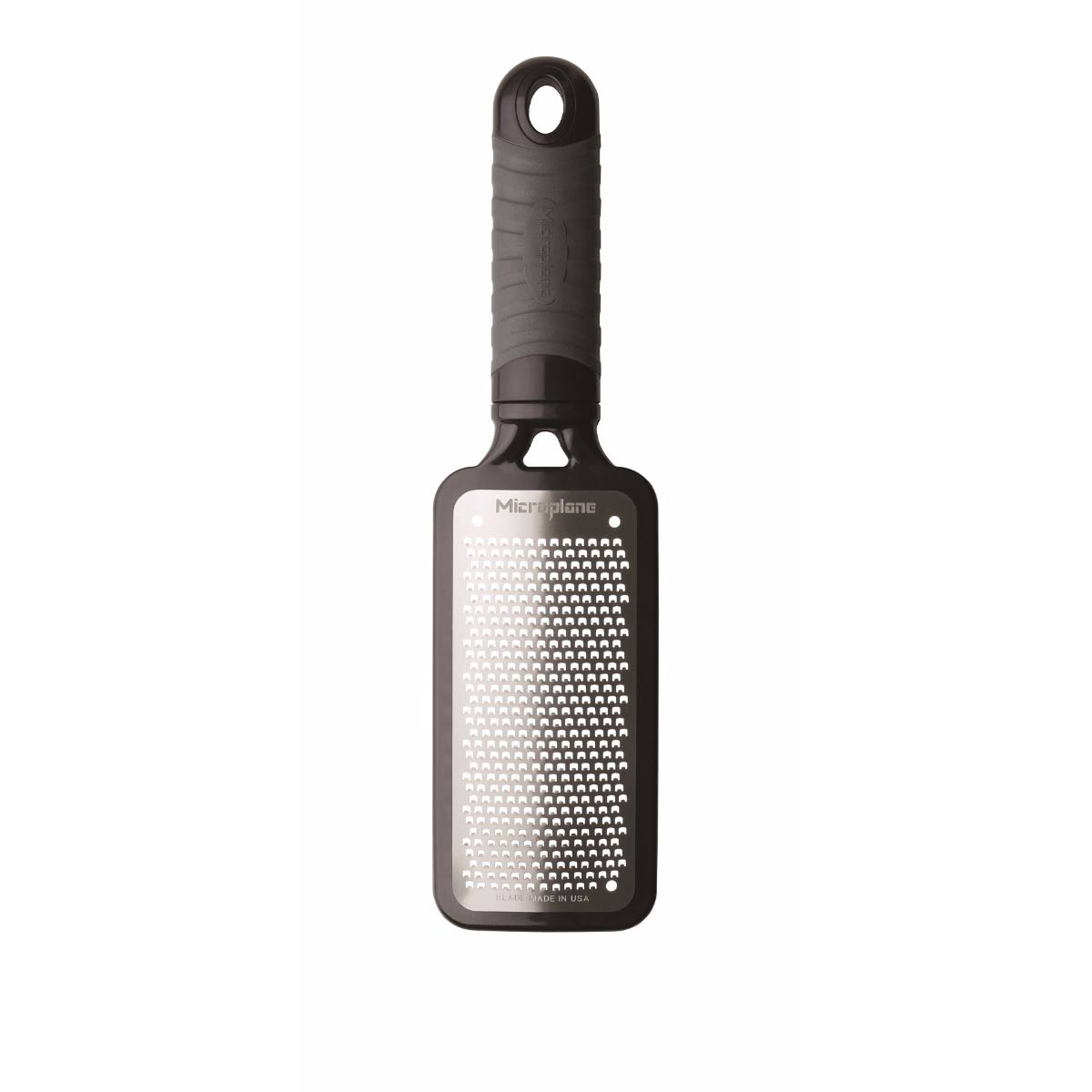 Microplane Home 44002 Food Cheese Grater, Plastic/Stainless Steel, Black - 1