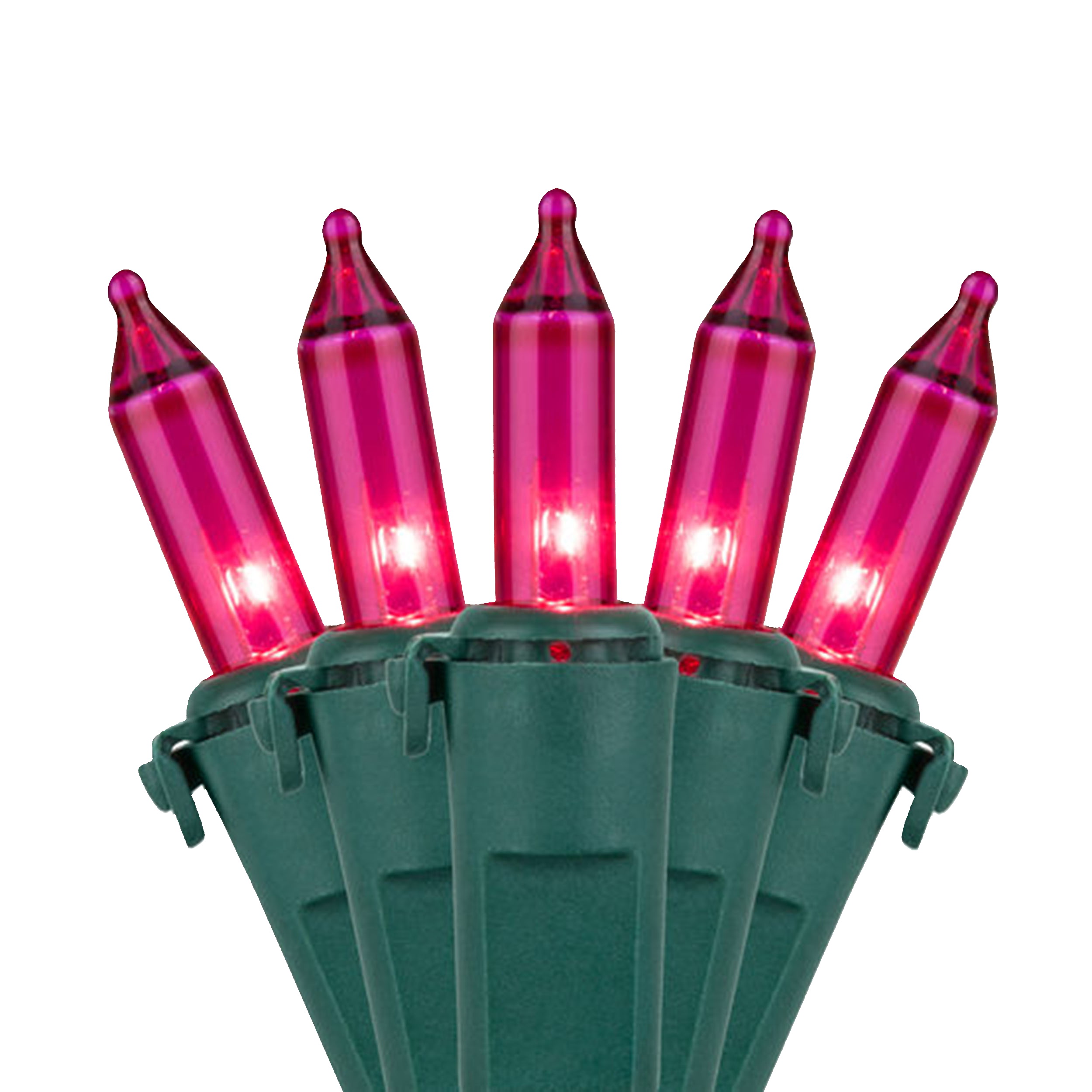 2980-07/U13Y072Y Light Set, 2.5 V, 100-Lamp, Pink Lamp, 1000 hr Average Life