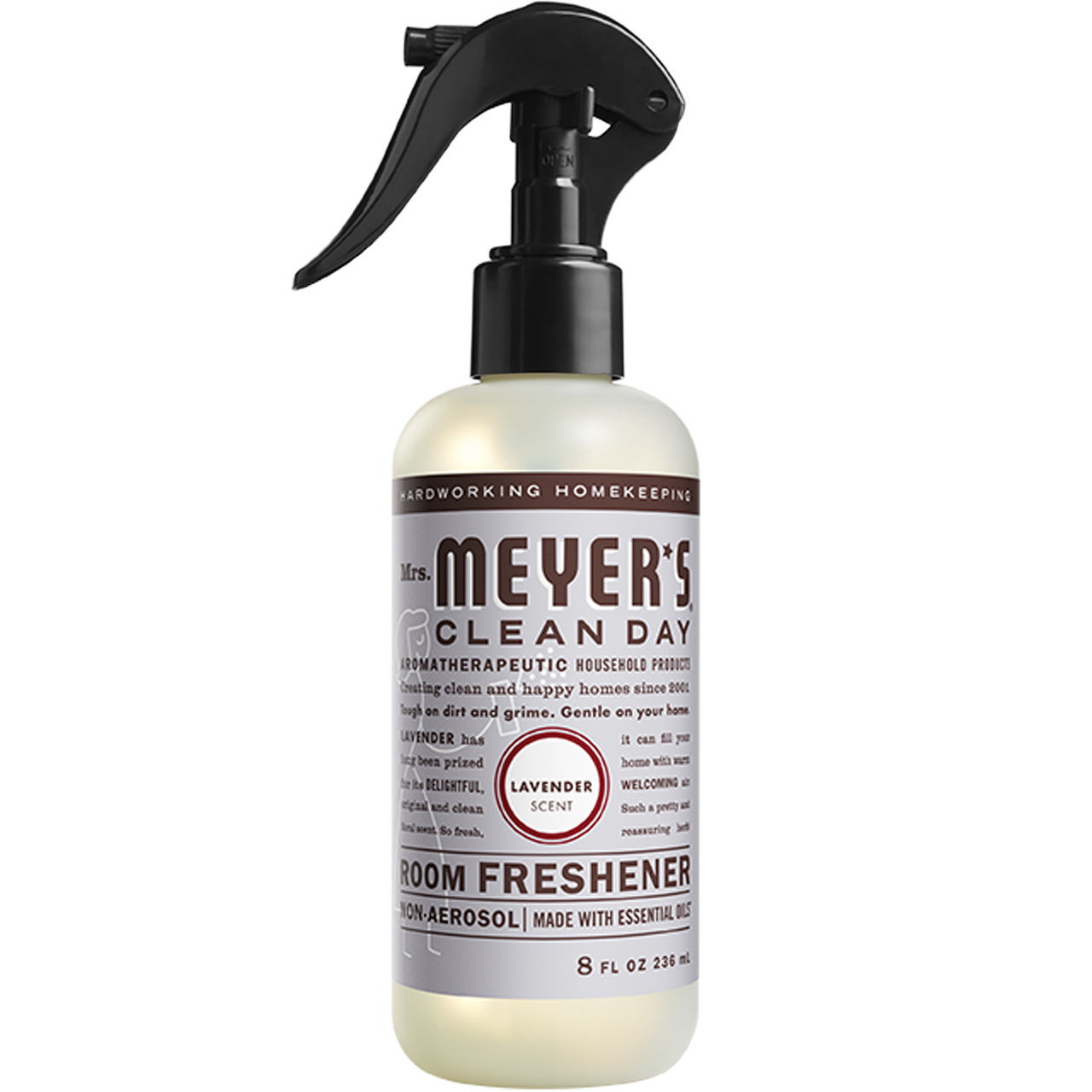 Mrs. Meyer's 70062 Room Freshener, 8 fl-oz Bottle, Lavender - 1