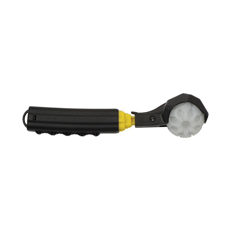 Nite Ize Huck 'N Tuck HNTG-01-R7 Dog Toy, Collapsible Thrower, LED Ball, Polymer/Rubber