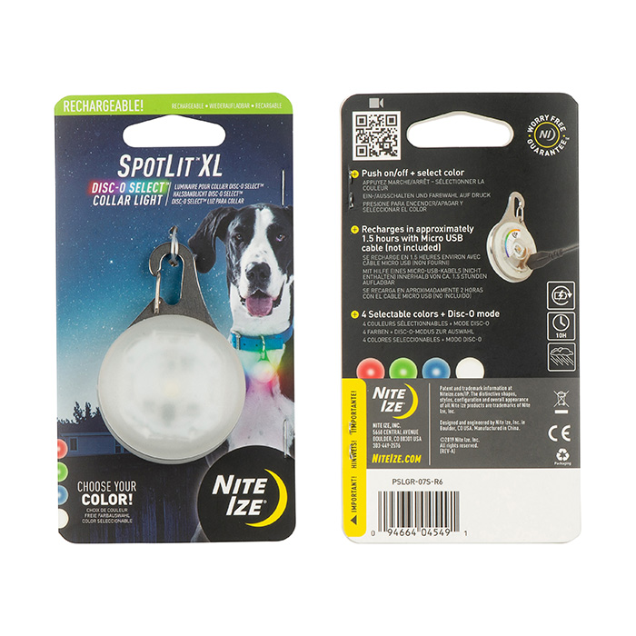Nite Ize SpotLit PSLGR-07S-R6 LED Collar Light, Plastic - 2