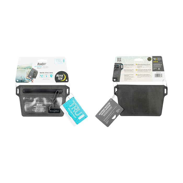 Nite Ize RUNOFF Series ROW-09-R3 Wallet, Waterproof, Thermoplastic Polypropylene - 3