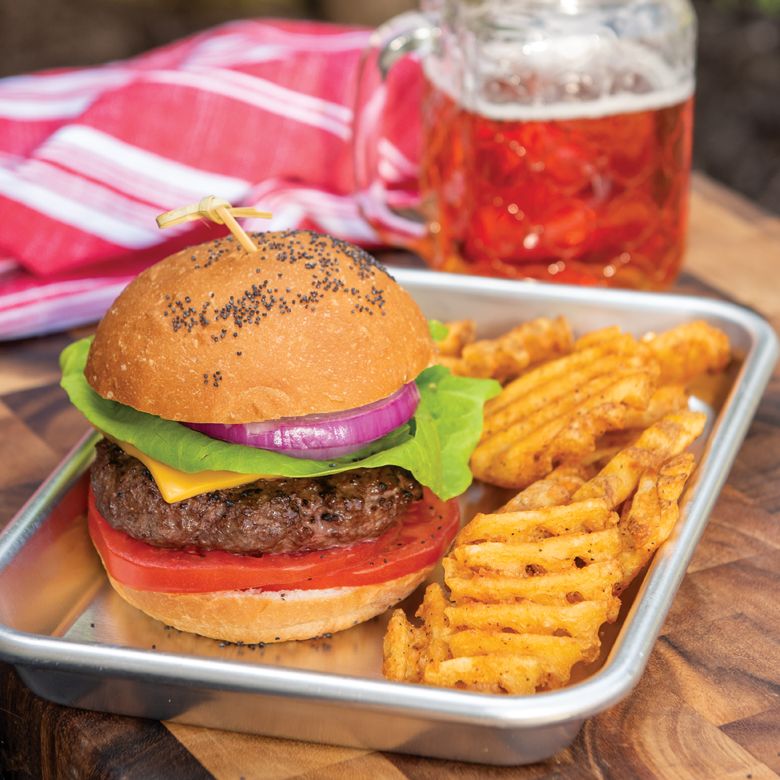 Nordic Ware 36570 Burger Serving Tray, Aluminum, Silver, 9.3 in L, 6-1/4 in W