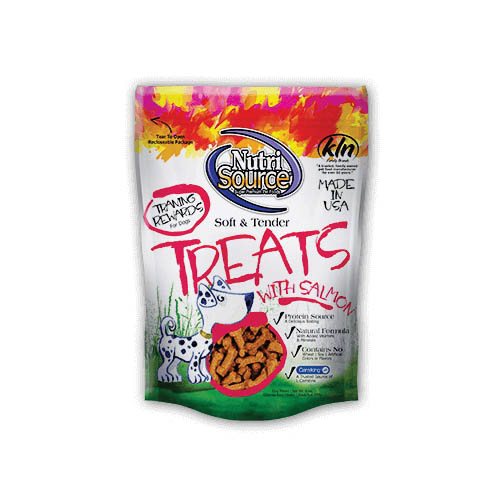 NutriSource 80002 Dog Treat, Salmon Flavor, 6 oz