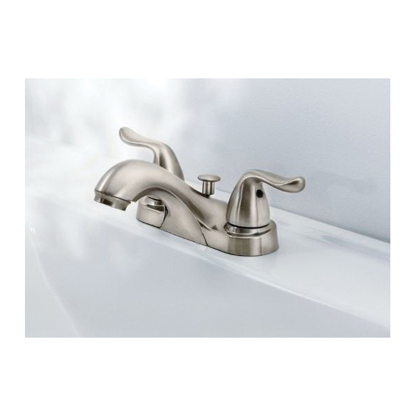 Pacifica Bath Faucet, Oakbrook, 2-Handle, Brushed Nickel - 2