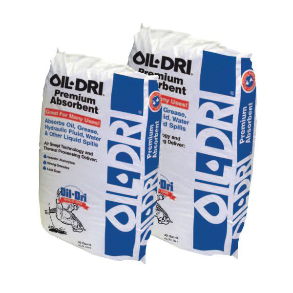 Oil-Dri I05040G50 Premium Absorbent, 40 qt Poly Bag - 2