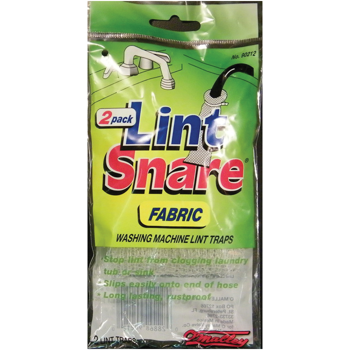 12 O'Malley Lint Snares Fabric Laundry Sink Washing Machine Drain Trap  Snare