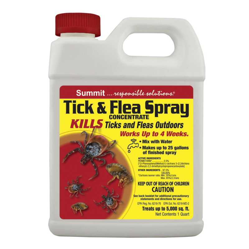 018-6 Tick and Flea Spray, Around the Home, 1 qt