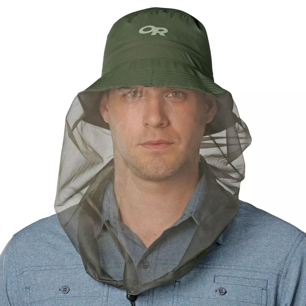 OR 243380-800-L Waterproof Hat, Men's, L, Nylon, Khaki - 2
