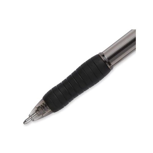 Paper Mate Profile 89469 Pen, Retractable, Blue Ink, Cushioned Grip - 3