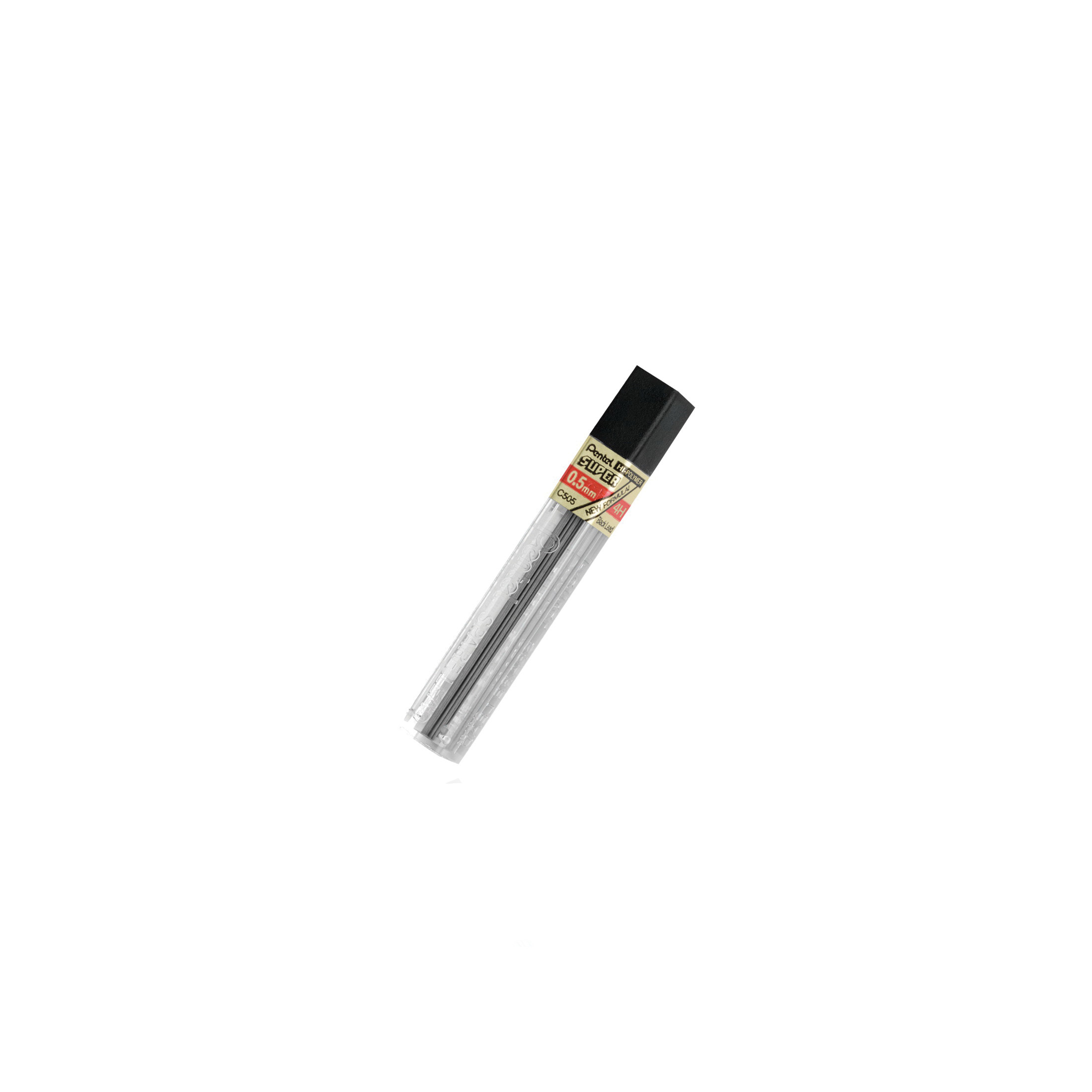 Pentel C505-4H Pencil Lead, 0.5 mm Lead, Black, 4H Lead - 1
