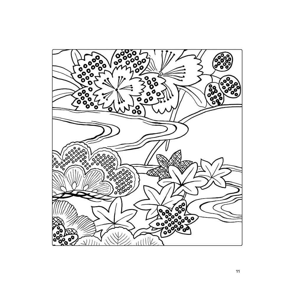 Pomegranate CB195 Coloring Book, 48-Sheet, Staple Binding - 4