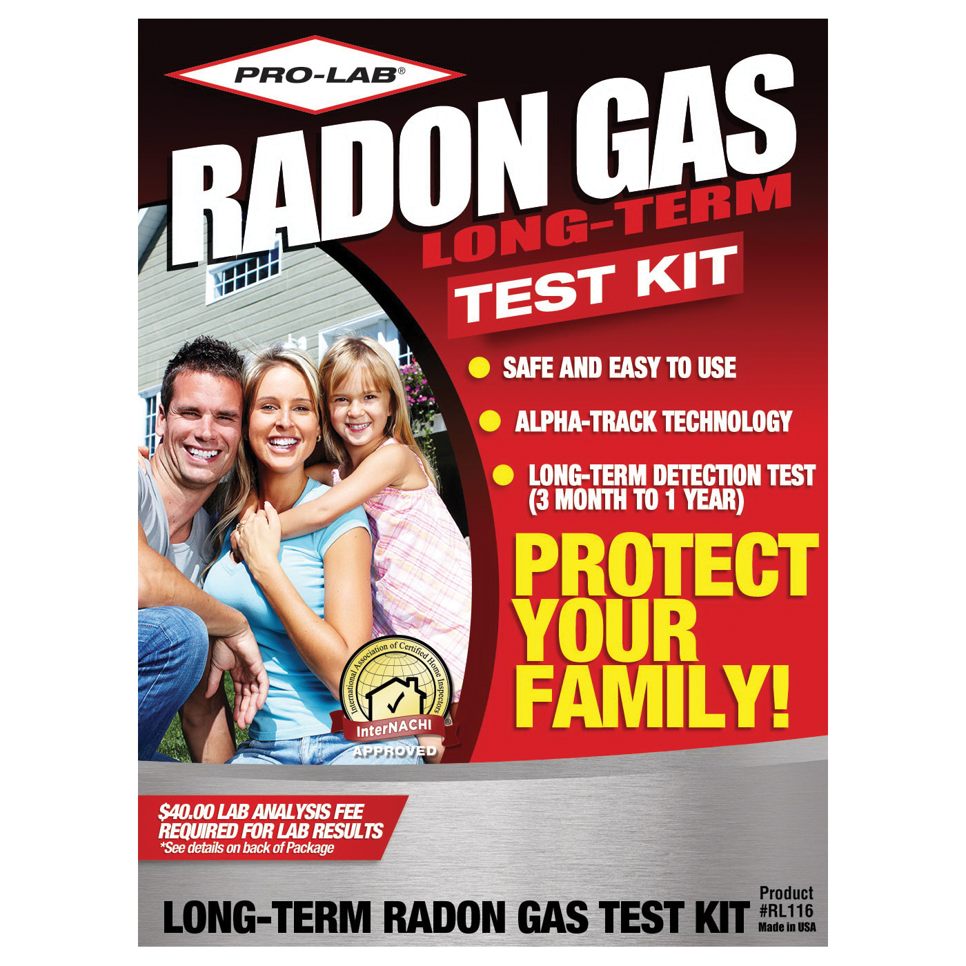 Prolab RL116 Radon Gas Test Kit - 1