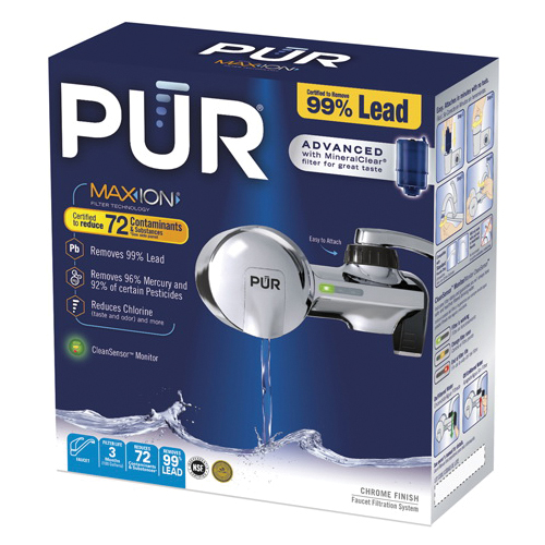 PUR PFM400H Filtration System, 0.52 gpm, 3-Stage